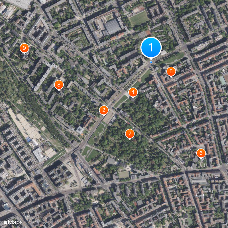 Bernauer Straße Map