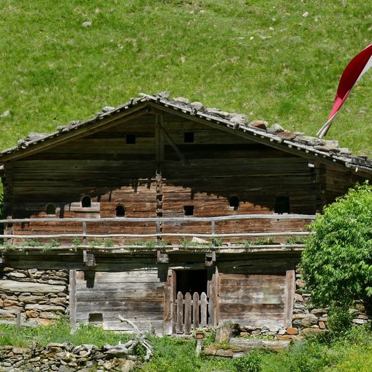 Alte Kaser auf der Pfistradalm