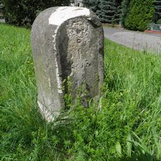 Königlich-Sächsischer Meilenstein Leipziger Straße Freiberg