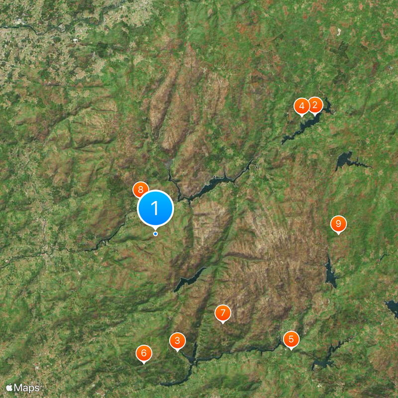 Peneda-Gerês National Park Kaart