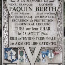 Hommage à Henri François Paquin et Raymon Berth