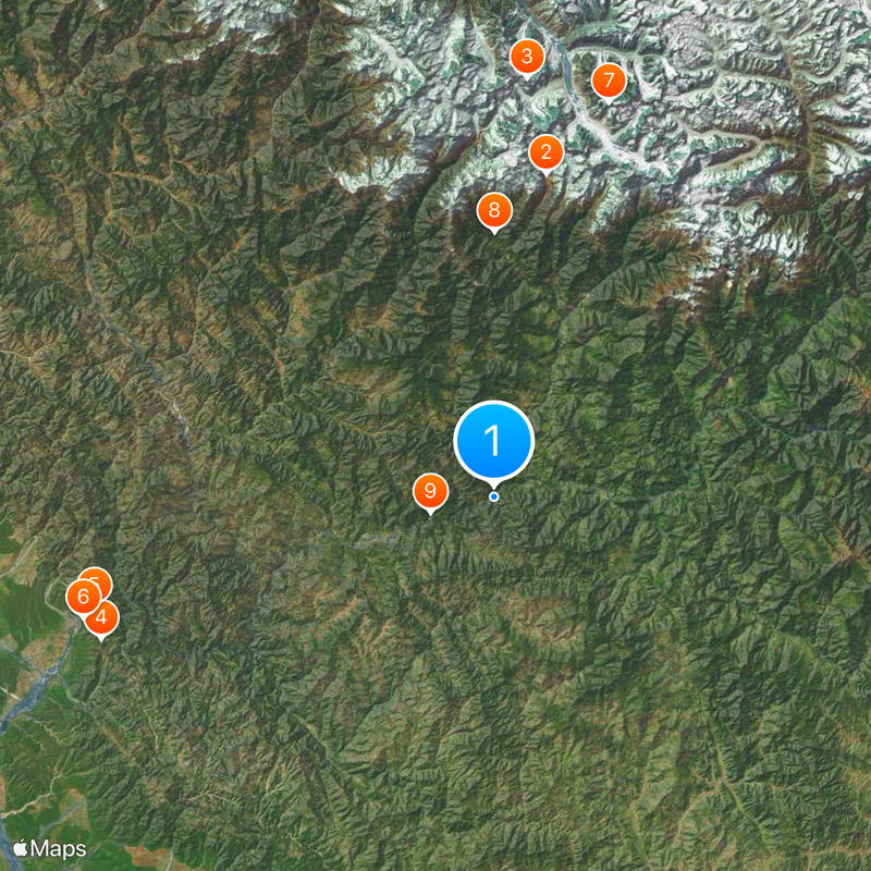 Distretto di Rudraprayag Mappa