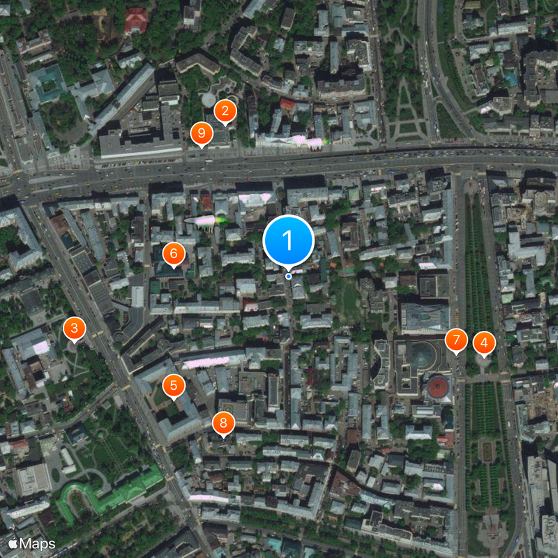 Bolshoy Karetny Lane Map