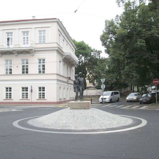 Sousoší v Teplicích v ulici U Nových lázní