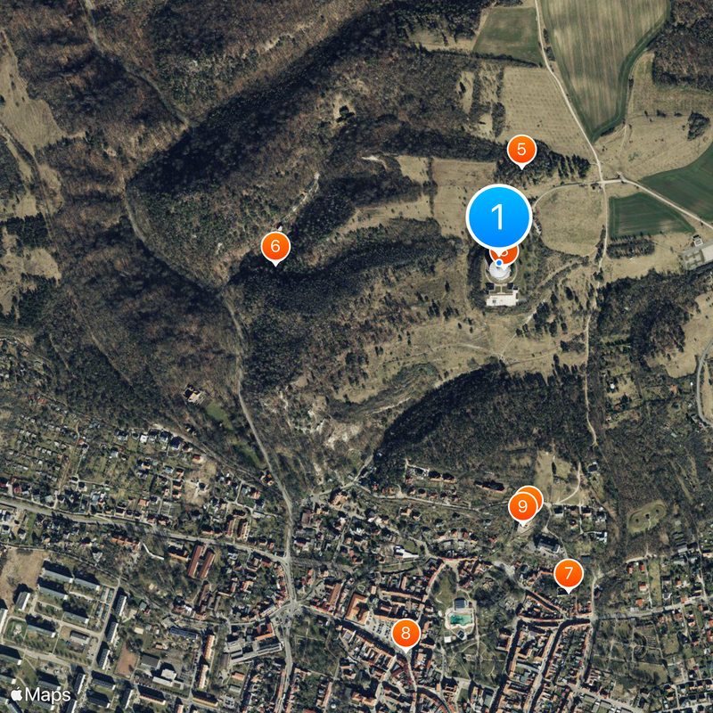 Peasants' War Panorama Museum Mapa