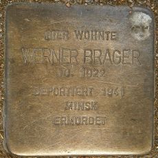 Stolperstein en memoria de Werner Brager