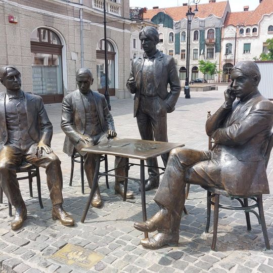 A Holnap irodalmi társaság alapítói