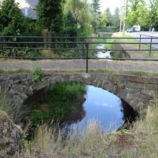 Mostek přes Stříbrný potok Na Můstku - Na Hrázi ve Šluknově