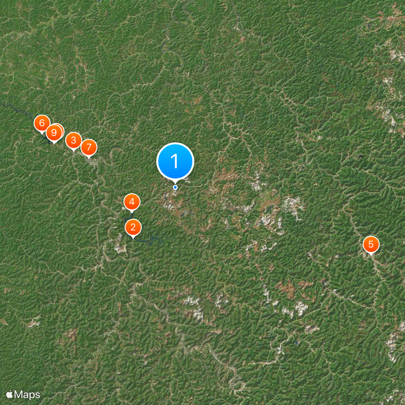 United States Penitentiary, Big Sandy Map