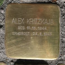 Stolperstein für Alex Kritzkaja