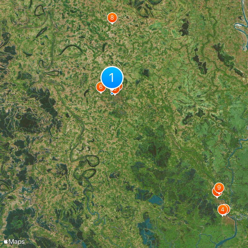 Distretto di Jessore Mappa