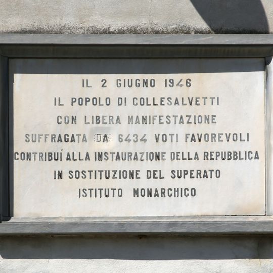 Lapide al Referendum del 1946