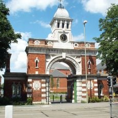Entrance Gateway And Flanking Lodges To Former Britannia Iron Works