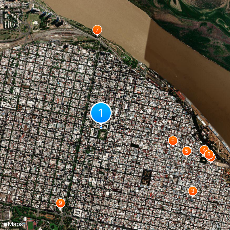 Universidad Nacional de Rosario Map