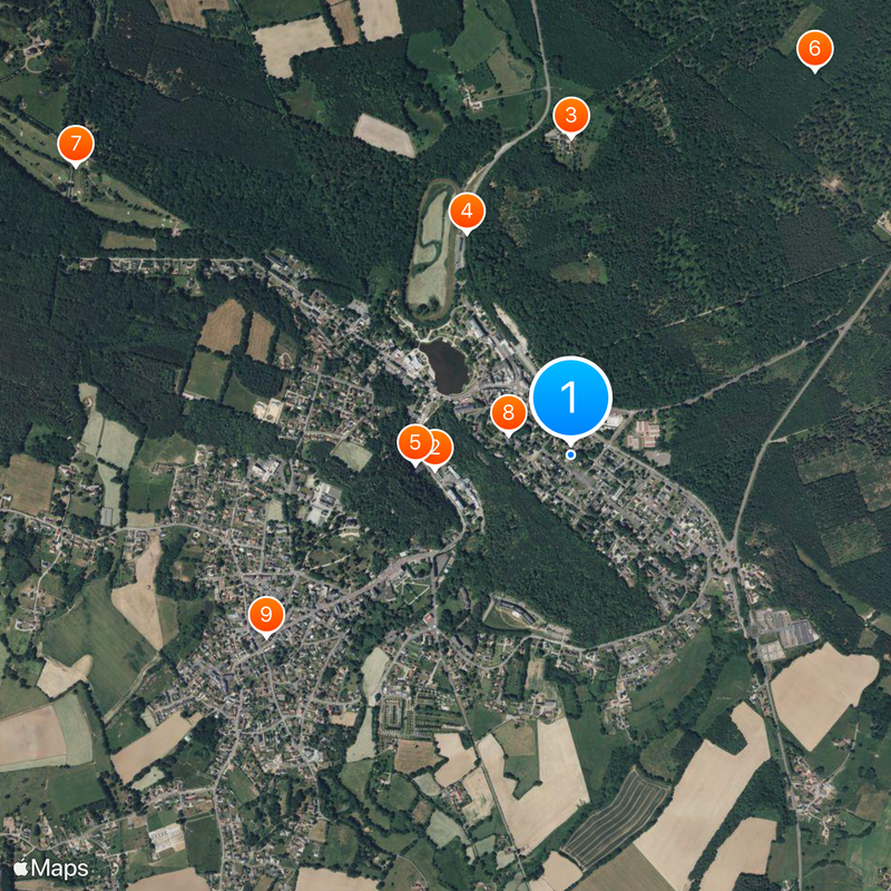 Bagnoles-de-l'Orne Map