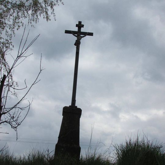 Kříž na východním okraji Stříteže pod Křemešníkem u čp.2