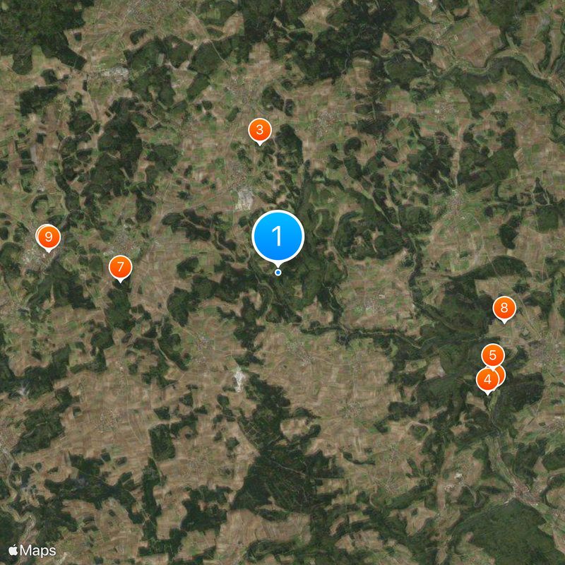 Schwäbische Alb Kaart