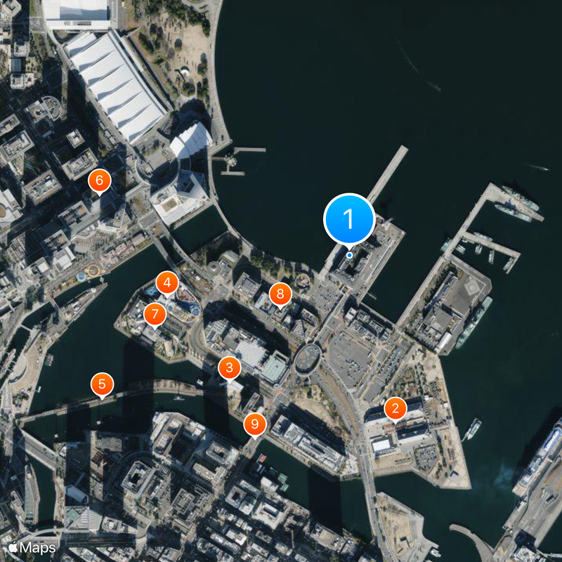 Yokohama Hammerhead Map