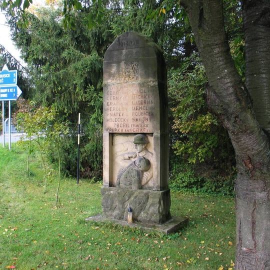 Pomník padlým v 1. svět. válce v Zákolanech