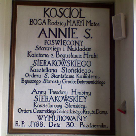 Saint Anne church in Bobrowniki