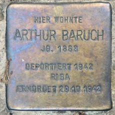 Stolperstein dedicated to Arthur Baruch