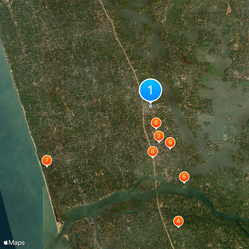 Kodungallur Bhagavathy Temple Mapa