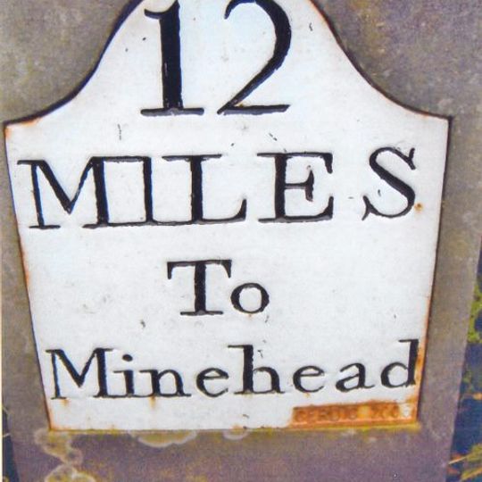 Milestone, S of jct with Stone Lane and Witheridge Farm