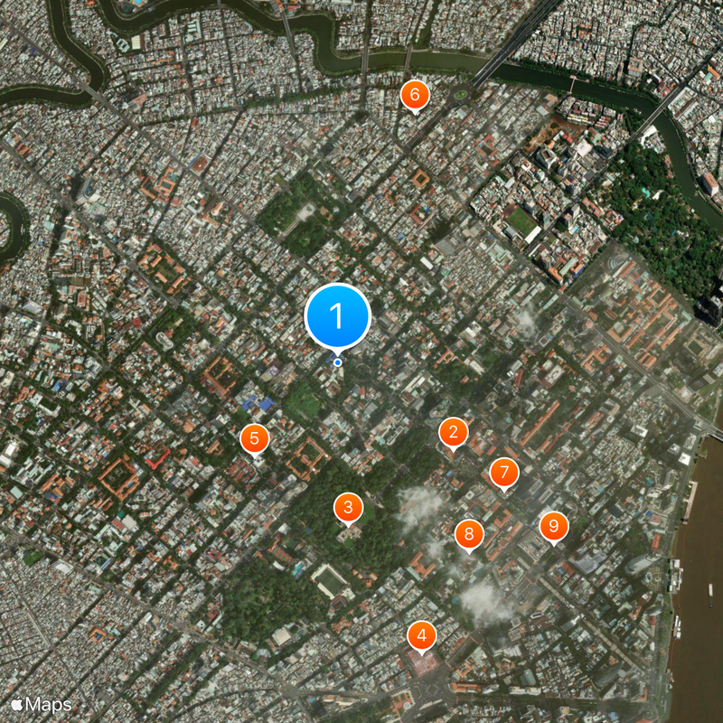 Vietnam National University Map
