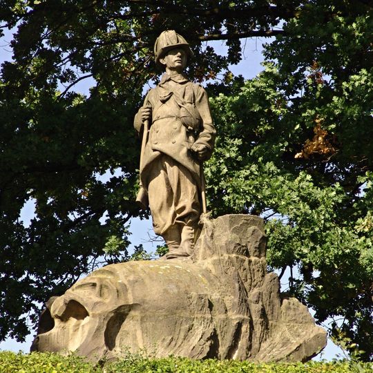 Pomník z války 1866 - myslivec