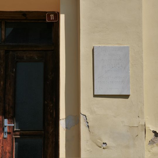 Pamětní deska Vojtěcha Luži