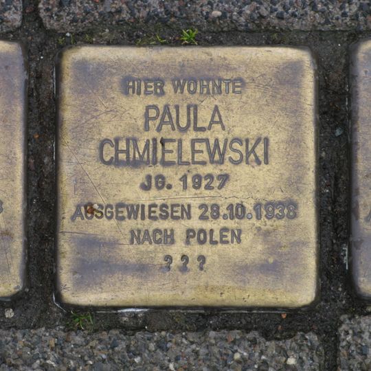 Stolperstein für Paula Chmielewski