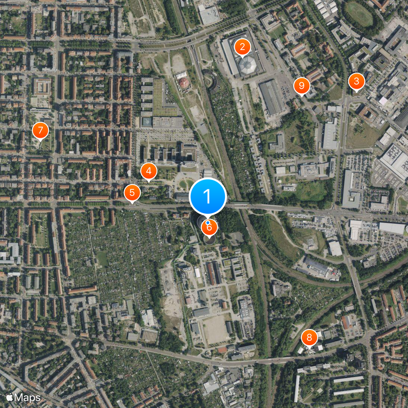 Leipzig Panometer Kaart