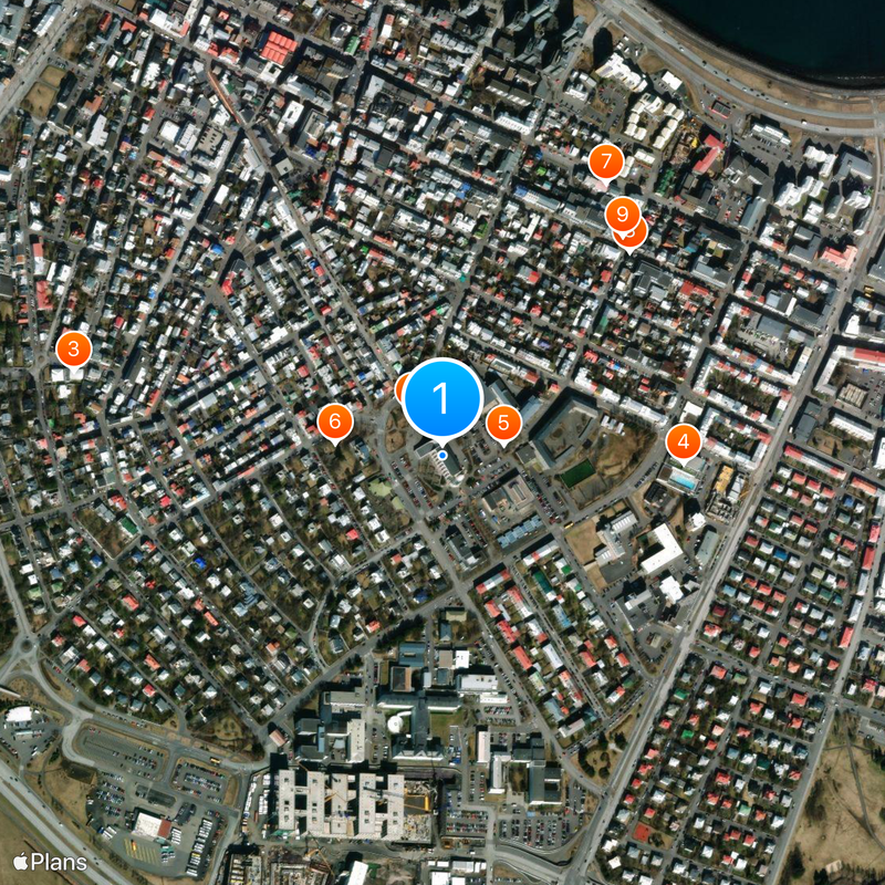 Hallgrímskirkja Carte