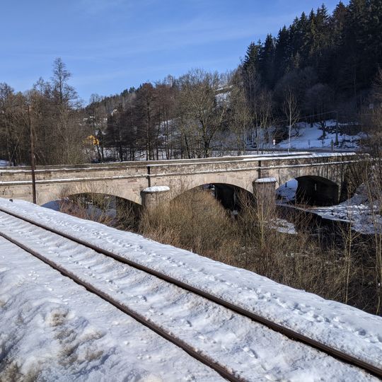 Road bridge in Poniklá