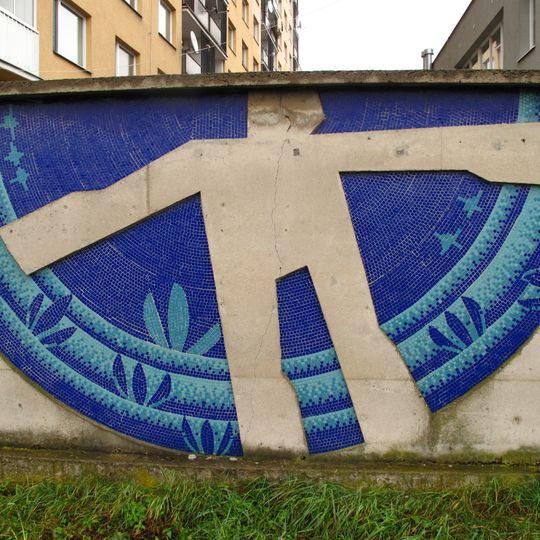 Mosaic in Školní Street