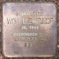 Stolperstein à la mémoire de Wolf Loewenhof
