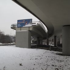 Bridge of Čuprova street over Povltavská street