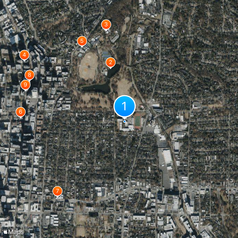 Midtown High School Map
