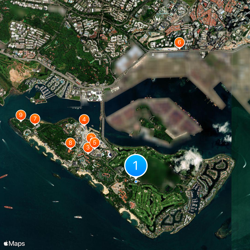 Sentosa Map