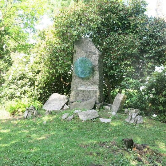 Pomník Bedřicha Smetany v Smetanových sadech v Novém Boru