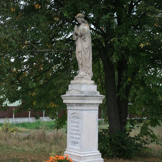 Socha Panny Marie v Jiříkovicích