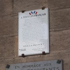 Commemorative plaque