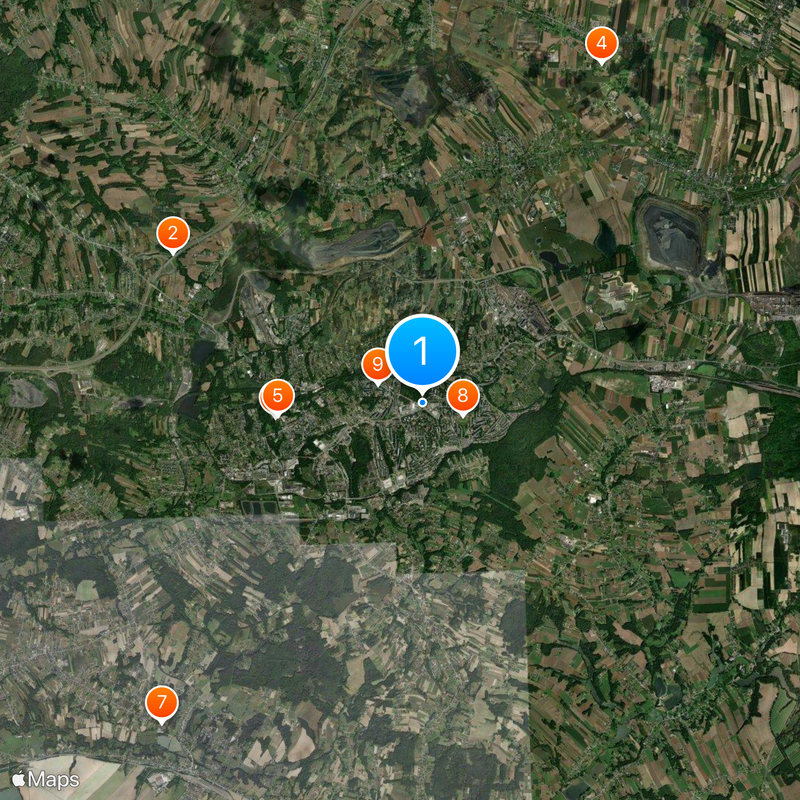 Jastrzębie-Zdrój Mapa