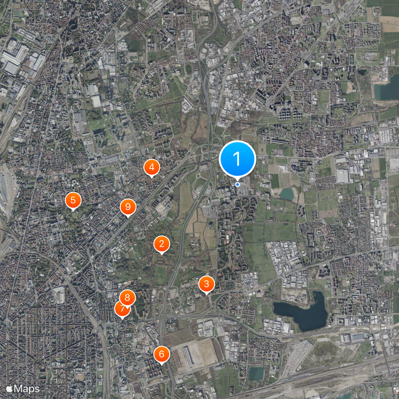 Vita-Salute San Raffaele University Map