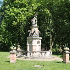 Neptunova kašna v parku zámku Konopiště