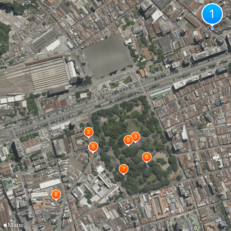 Colégio Pedro II Map