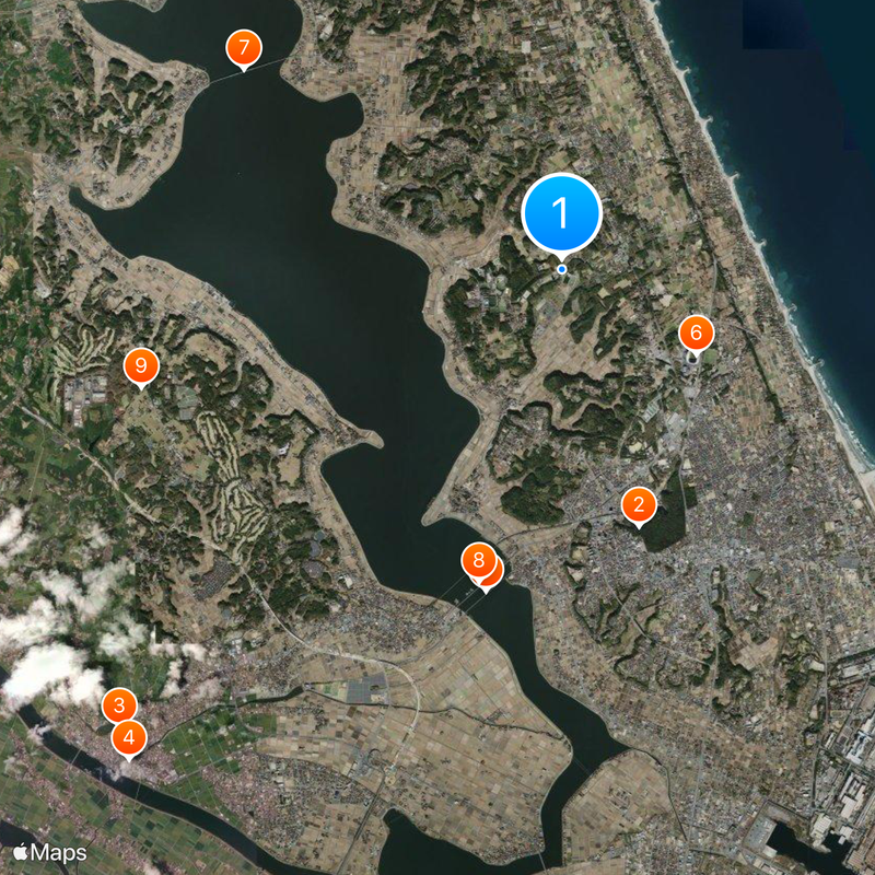 Kashima Gakuen High School Map