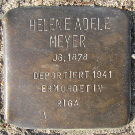 Stolperstein em memória de Helene Adele Meyer