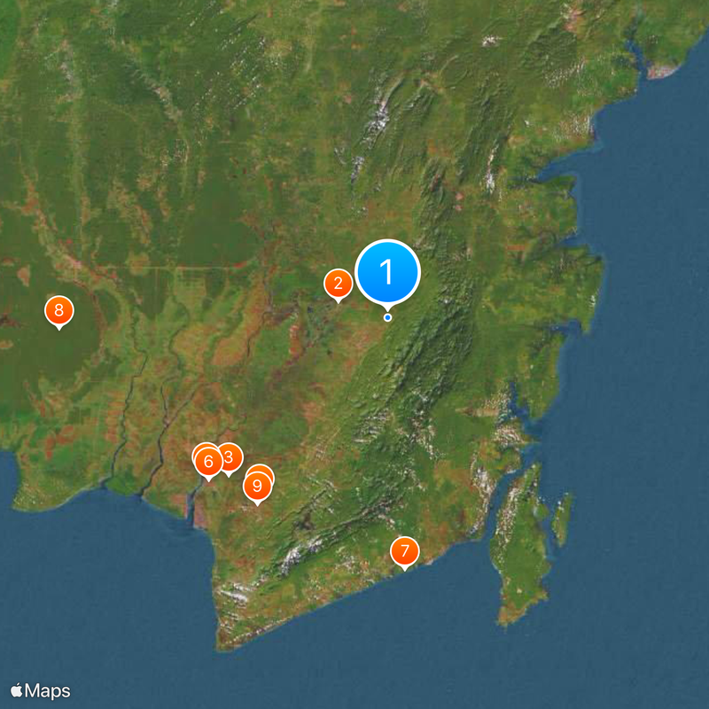 Zuid-Kalimantan Kaart