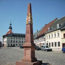 Polish-Saxon Post Milestone Clemens-Pfau-Platz Rochlitz
